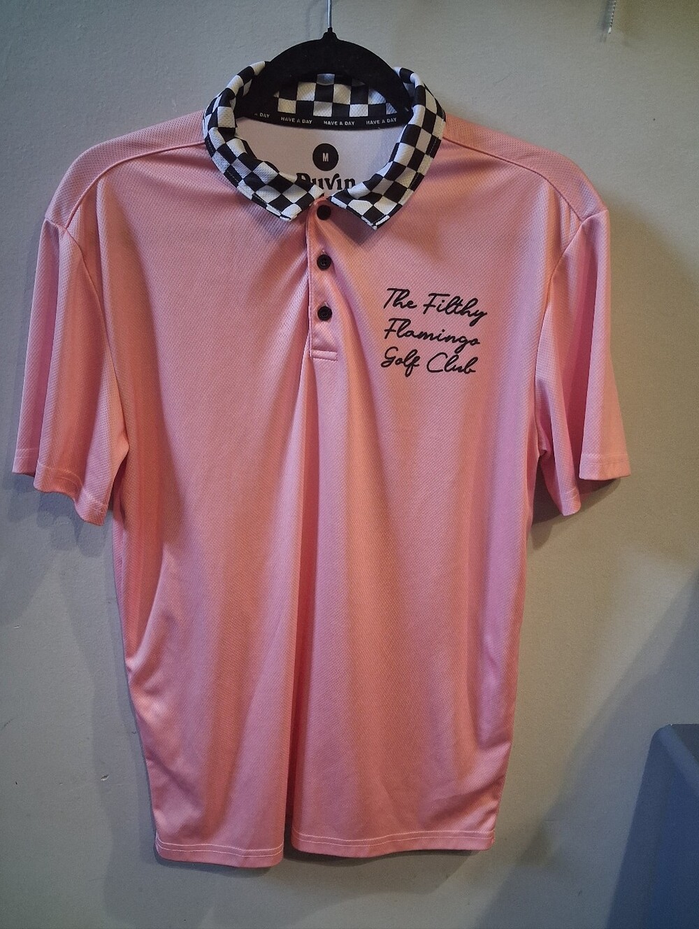 Duvin Flamingo Golf Club Polo - The Filthy Flamingo Golf Club